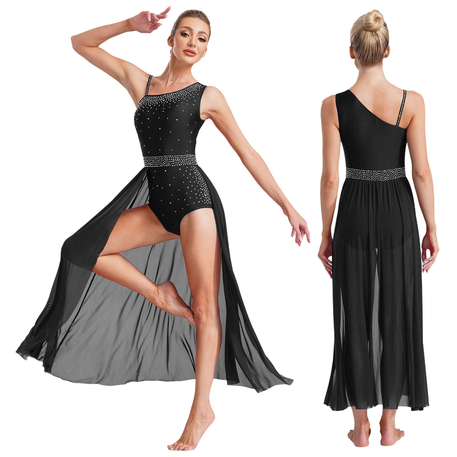 black dresses on red carpet Embellished Noir Gown: Chiffon, Sheer Corseted, Sequined Bodice, Slit Sale Size:J10 ready authentic Herve Leger white