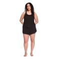 thumbnail image 2 of George Women's Plus Two Piece Pajama Set, 2 of 6
