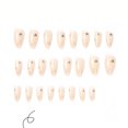 thumbnail image 3 of Fofosbeauty 24pcs Press on False Nails Tips, Almond Fake Acrylic Nails, Simple French Love, 3 of 8