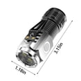 thumbnail image 3 of Penkiiy Lampe de Poche LED Portable à Pince à Bascule Mini Source Lumineuse Lampe 20W Puissance Batterie au Lithium Intégrée Résistance à l'Eau Grade IPX6 Surface Métallique Absorbable, 3 of 9