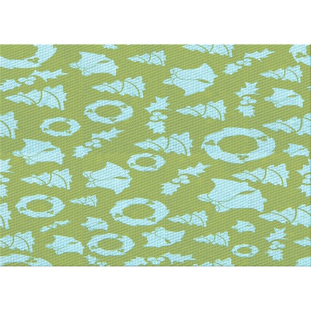 Ahgly Company Tapis Rectangulaire Lavable en Machine Intérieur Transitionnel Vert Pâle, 5 Pieds x 7 Pieds