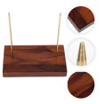 thumbnail image 3 of AMERTEER Holder Receipt Spike Restaurant Checkspindle Bill Ticket Desk Memo Stick Fork Wooden Stabber Rod Straight, 3 of 6