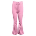thumbnail image 3 of Women Fashion Solid High Waisted Slimming Sweatpants Casual Long Pants, 3 of 3