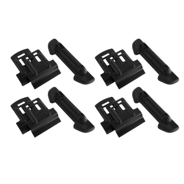 Yakima; Yakima Kit de Montage pour Support de Toit 8006011 RidgeClip; Clip de Composant pour Support de Toit Noir; Acier Inoxydable Revêtu de Poudre