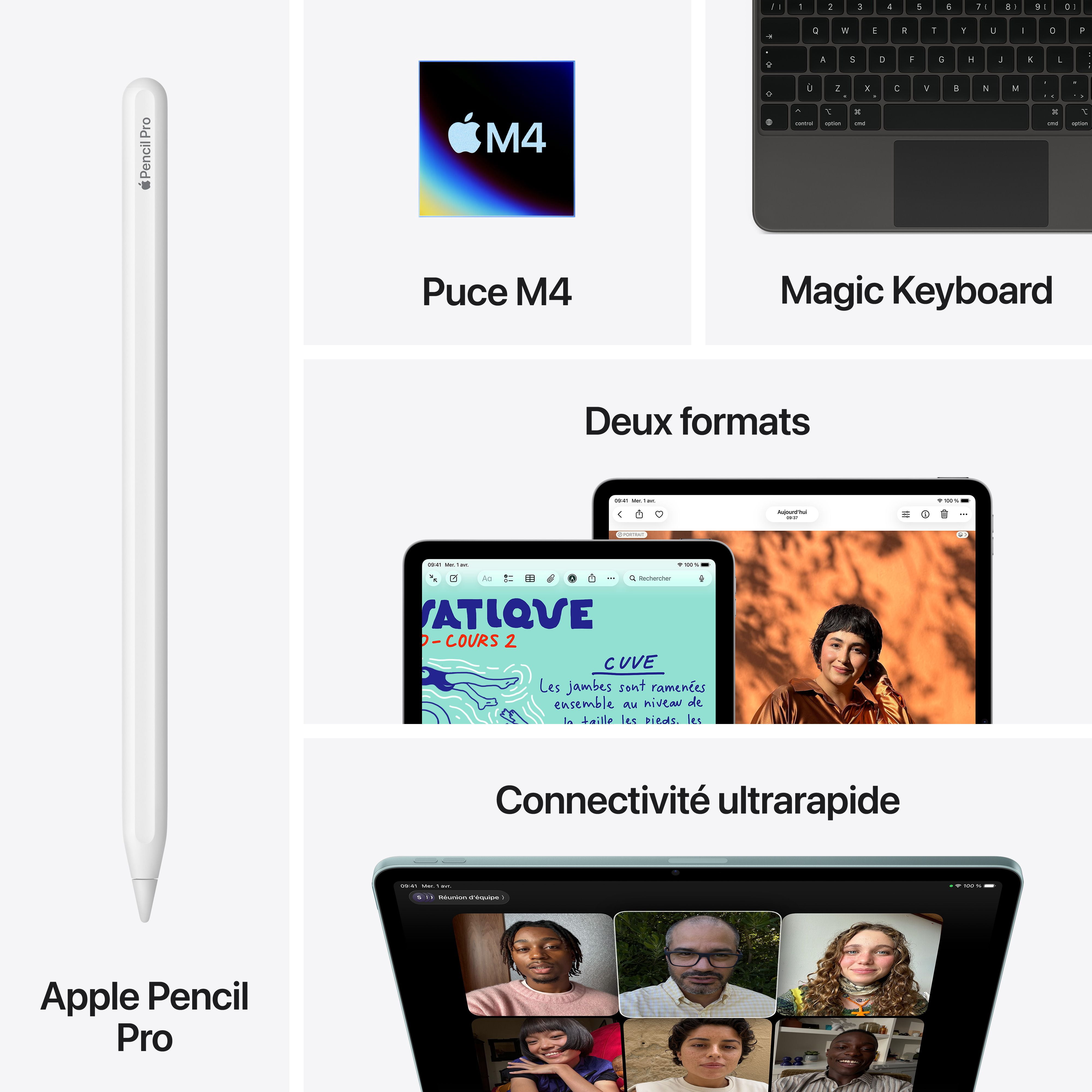 13-inch iPad Air Wi-Fi 128GB - Space Grey (M4)