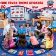 thumbnail image 3 of Fire Department Stickers, Pack of 100 Fire Engine Decoration Stickers, Waterproof and Reusable Fire Engine Stickers for Luggage, Water Bottle, Laptop, Etc, 3 of 5