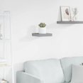 thumbnail image 1 of vidaXL Floating Wall Shelf Grey 23x23.5x3.8 cm MDF, 1 of 4