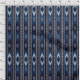 thumbnail image 3 of oneOone Cotton Poplin Fabric Stripe & Geometric Ikat Print Sewing Fabric BTY 42 Inch Wide, 3 of 4