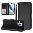 thumbnail image 3 of GANGXUN Wallet Case for iPhone 13 Pro Max – Magnetic Closure, RFID Blocking, Wrist Strap, Wireless Charging Compatible, 3 of 6