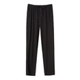 thumbnail image 1 of Dagugfen Mens Pajama Pants Drawstring Ruched Elastic Waist Loose Lightweight Comfy Loungewear Trousers, 1 of 3