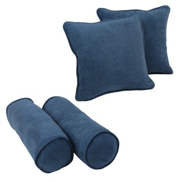 Blazing Needles Throw Pillows (Set of 4)-Spice