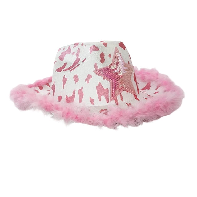 facefd Cowboy Hat Decorations for Children Cow Girl Costumes Accessories Role Play