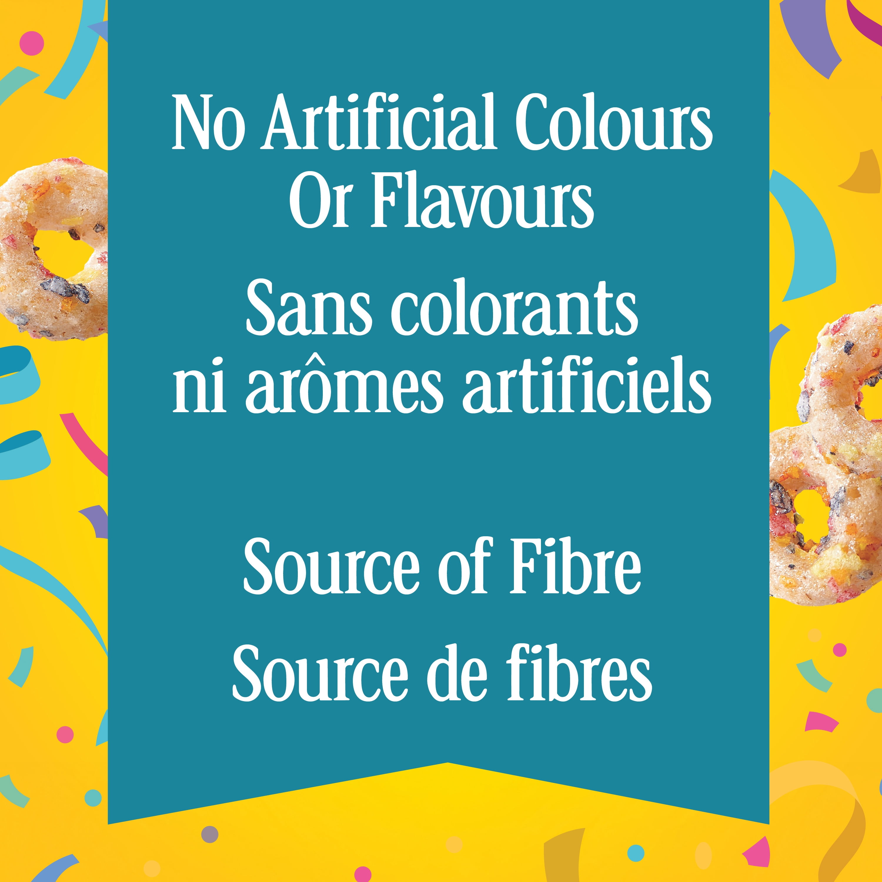Céréales Cheerios Confetti, sans colorants ni arômes artificiels, 311 g