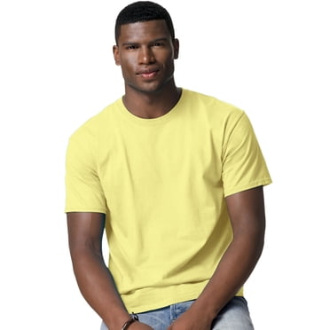 Hanes T-Shirt pour Hommes Sans Étiquette - Meilleur Vendeur, m, Jaune