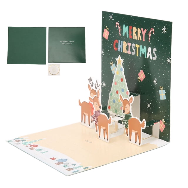 Pop Up Cards All Occasion, Christmas Special Design Handmade Pop Up Cards For Gift Cards For Romantic Cards For Anniversary Cards For New Year Cards