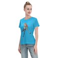 thumbnail image 4 of Women's Basic Short Sleeve T-Shirt One Piece Nami, 4 of 6