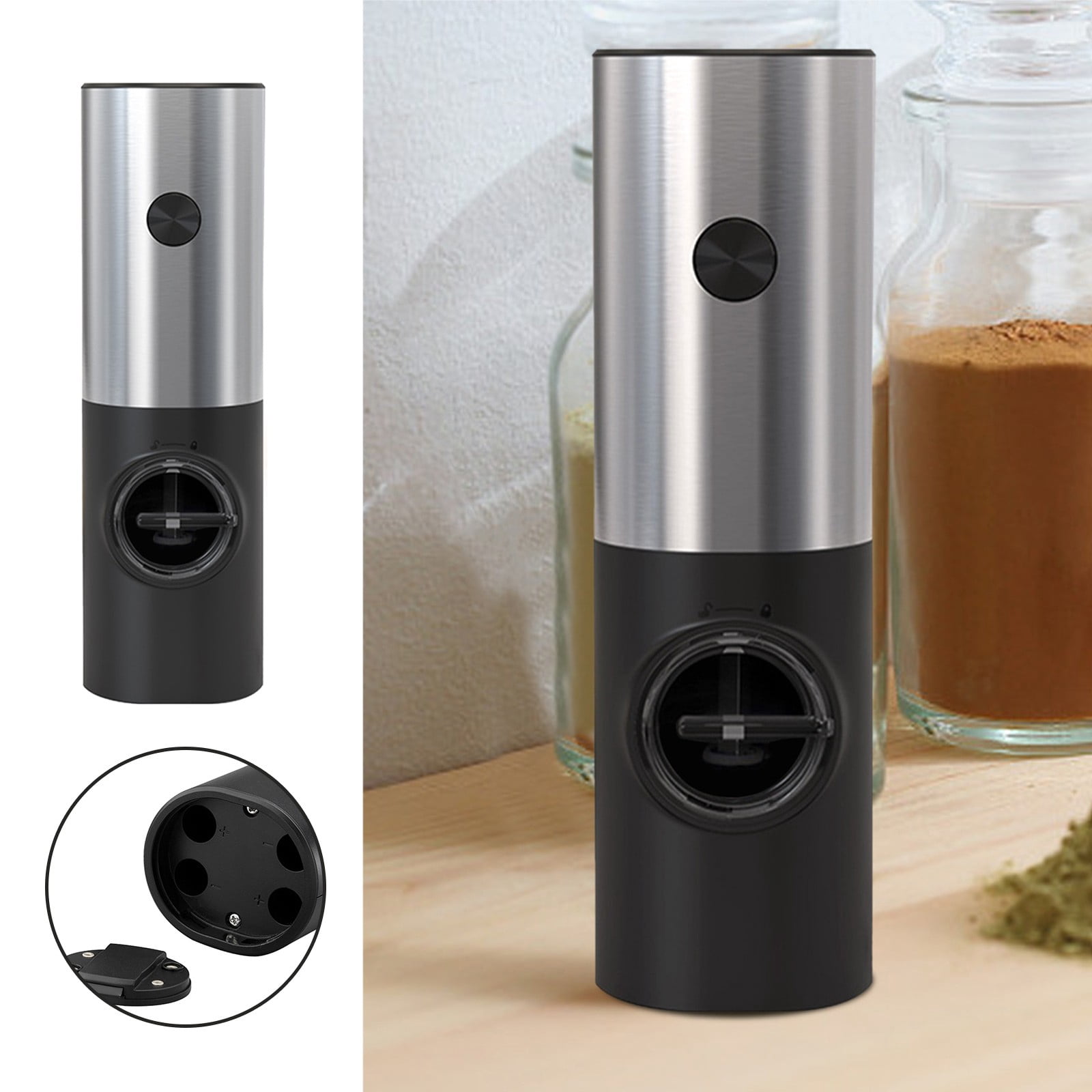 Stainless Steel Cordless Grinder Heavy Force Induction Pepper Stand Mixer Stainless Steel Bread Mixer with Dough Hook Wireless Mixer Kitchen Teal Kitchen Aid Mixer Mixers Kitchen Stand up
