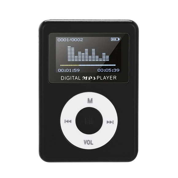 DZCPSCZG Lecteur MP3 Mini USB avec Écran LCD, Prise en Charge 32 Go