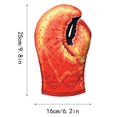 thumbnail image 3 of Gants de Four une Paire de Gants en Coton Pur Gants de Four Micro-Ondes Anti-Brûlure Isolation de Cuisson, Gants de Four de Cuisine Rouges, 3 of 9