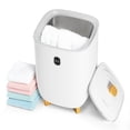thumbnail image 1 of 35L Electric Towel Warmer & Dryer Bucket – Heating & Drying Modes, LED Display, Timer, Auto Shut-Off, Compact Portable Bathroom, Spa & Home Blanket Heater – White ABS, 1 of 6