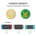 thumbnail image 2 of 4 PCS Thumb Grips Caps for Switch/Switch Lite/Switch OLED, Analog Stick Button Cover, Cute Joystick Caps for Joycons Controller, 2 of 7