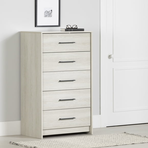 South Shore Londen 5-Drawer Chest for Adult, in Winter Oak