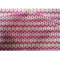 thumbnail image 4 of Tissu de Soie de Coton de Pomme Imprimé Chevron Ikat par Yard 42 Pouces de Large, 4 of 4