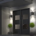 thumbnail image 2 of Artika Trygon Modern Outdoor Wall Light, Black, 2 of 7