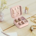 thumbnail image 1 of TopLLC Earring Ring Jewelry Display Storage Box Case Organizer Flannel Tray Holder Gift on Clearance, 1 of 6