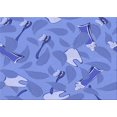 thumbnail image 1 of Ahgly Company Machine Washable Indoor Rectangle Transitional Blue Ribbon Blue Area Rugs, 2' x 3', 1 of 7