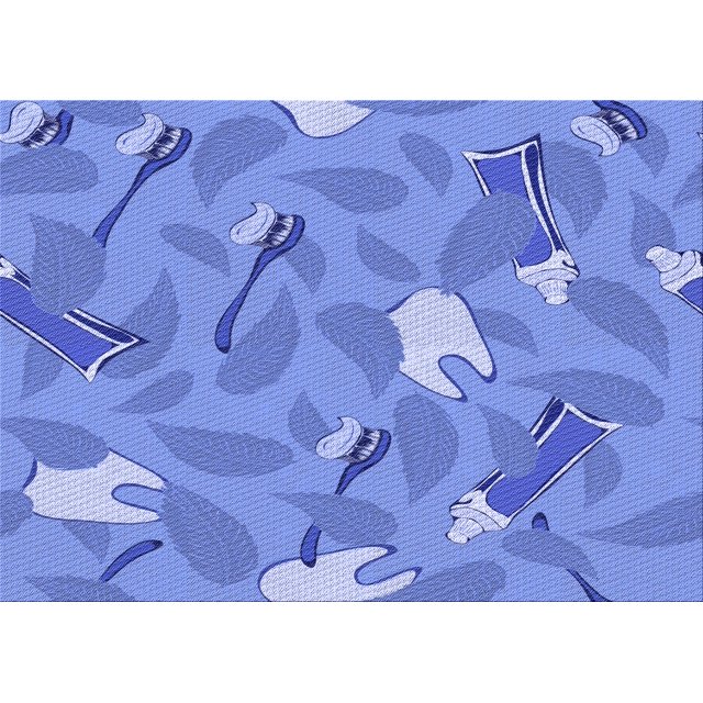 Ahgly Company Machine Washable Indoor Rectangle Transitional Blue Ribbon Blue Area Rugs, 2' x 3'