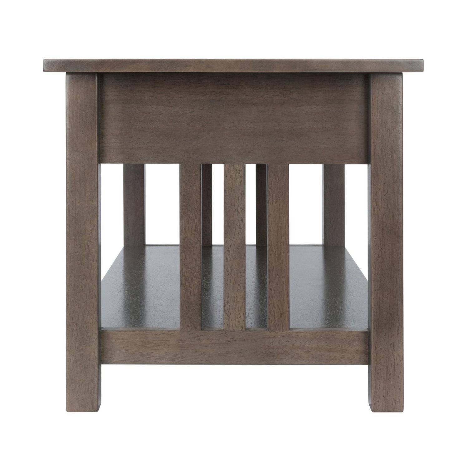 Winsome Table basse Stafford fini Gris huître