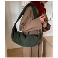 thumbnail image 4 of EGNMCR Organization and Storage, Storage Bins, Storage Containers Large Capacity Wide Shoulder Strap Nylon Bag Crossbody Bag Women's Student Pleated Dumpling Bag Commute Shoulder Bag Storage ba, 4 of 7
