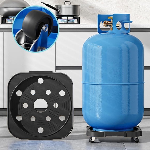 Feltree Heavy Moving Bracket Kitchen Shelving Bottom Seat in Barrel Flower Pot Gas Tank A Liquefied Gas Bottle Tray