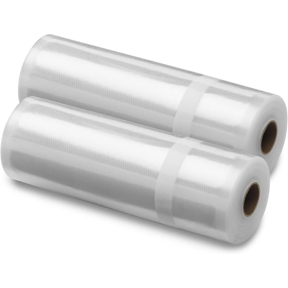 Cuisinart Vacuum Food Sealer Bags 2-Pack 11"x20" ft. rolls, Universal, Microwave & Freezer Safe (VSB-112C)