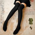 thumbnail image 2 of Chaussettes Hautes pour Femmes, Chaussettes d'Hiver en Coton Doux, 2 of 9