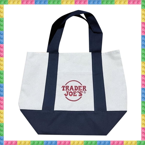 Trader_Joe S Mini Canvas Tote Bags 2025 LIMITED EDITION - Small Tote Bag , Canvas Tote Bag, provided by Melody* Shop