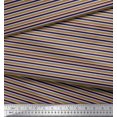 thumbnail image 3 of Soimoi Rayon Fabric Horizontal Stripe Print Fabric by The Yard 42 Inch Wide, 3 of 5