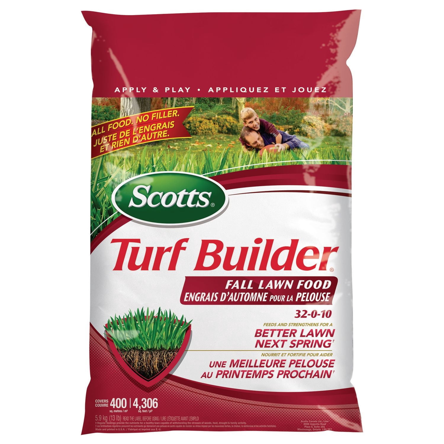 Scotts Turf Builder Fall Lawn Food - 5.2kg