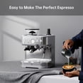 thumbnail image 1 of AKDSteel Silver Plating Bean Grinding Espresso Machine Stainless Steel Machine, Bean To Cup Coffee Machine With Milk Coffee Maker, Coffee Machines, Espresso Machine, 1 of 8