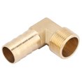 thumbnail image 3 of Brass Pipe Fitting, Convenient To Replace Easy To Use Brass Hose Barb, Simple To Install Wear Resistance Outdoor For Water Hose, 3 of 8