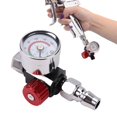 thumbnail image 1 of Outil Régulateur de Soupape d'Air 1/4 Po, Manomètre de Pression de Queue, Buse pour Pistolet Vaporisateur Mini, 1 of 11