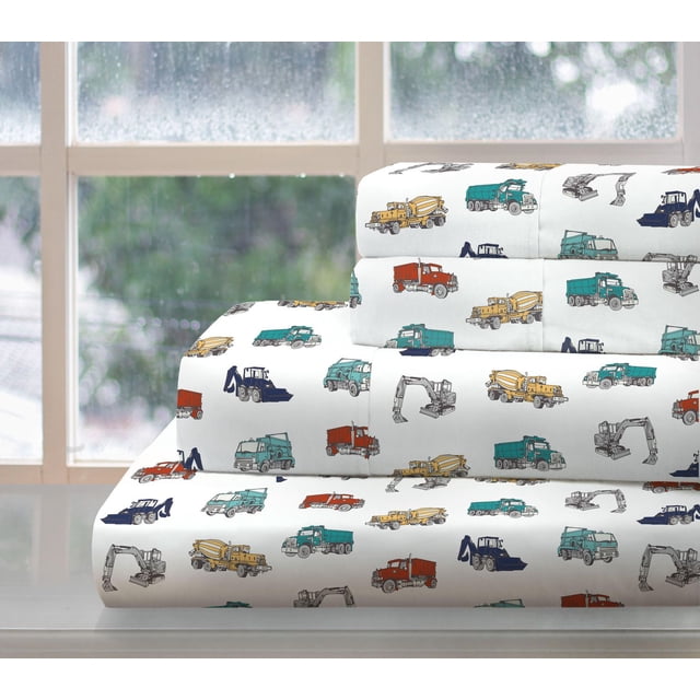 Ensemble de draps Johnson Home 200 TC - Draps en coton imprimés