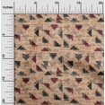 thumbnail image 1 of oneOone Rayon Mandys Pink Fabric Texture & Triangle Geometric Sewing Material Print Fabric By The Yard 56 Inch Wide, 1 of 5