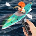 thumbnail image 1 of Danhjin Kayak Télécommandé Coloré Kayak d'Aviron Télécommandé Compétitif Imperméable Aviron Double Conduite Équilibré Bateau Télécommandé, 1 of 4