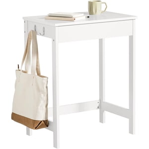 Small Desk MDF Computer Desk  Vanity Desk  Office Desk  Adjustable Desk  Study Table  Bureau  Gaming Desk  Bureau de Travail for Home Office  Dorm  Kids