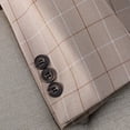 thumbnail image 3 of Women's Long-Sleeved Lapel Plaid Pattern Elegant Blazer, 3 of 6
