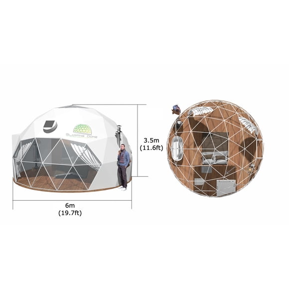 Geodesic Dome Tent - 19.7 ft (6 m)