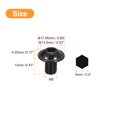 thumbnail image 2 of Unique Bargains Flanged Button Head Socket Cap Screws, 20 Pack M8x12mm 304 Stainless Steel Bolts, 2 of 5