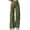 Green, variant on Fgnfyis Women Wear Waist Three Pocket Trousers Cargo Pants Casual Pants Tailored Fit Womens Cargo Pants Green S